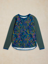 Load image into Gallery viewer, White Stuff UK Clara Tee Teal Print
