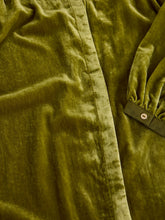 Load image into Gallery viewer, White Stuff UK Lana Velvet Top Mid Green
