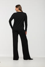 Load image into Gallery viewer, Beddome Luxe Rib Boat Neck Top Black
