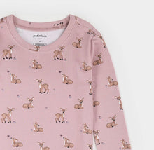 Load image into Gallery viewer, Petit Lem Fall Fawn Print LunaKnit Pyjamas
