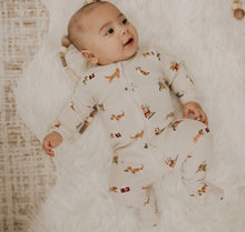 Load image into Gallery viewer, Petit Lem Santa Paws Sleeper
