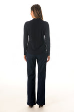 Load image into Gallery viewer, Brenda Beddome Placket Top Navy
