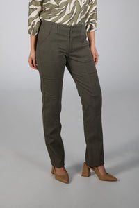 Beddome Stretch Denim Cargo Pant Khaki