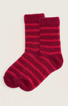 Load image into Gallery viewer, Seasalt Womens Fluffies Socks Breton Flag Fireglow
