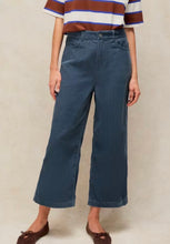 Load image into Gallery viewer, White Stuff UK Tia Cord Wide Leg Crop Pant Dusty Blue
