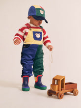 Load image into Gallery viewer, Huxbaby Colour Block Cord Overalls Brights
