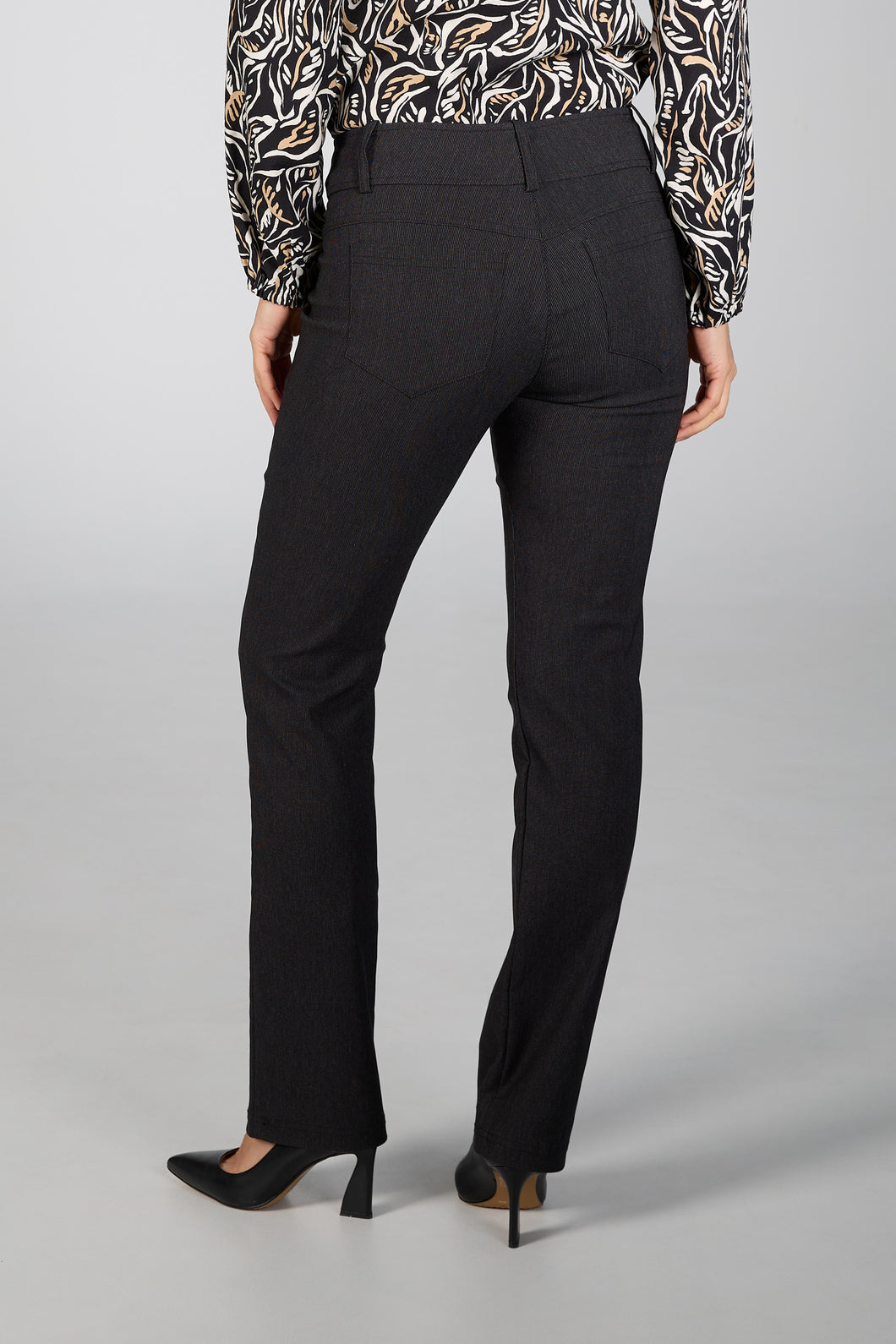 Beddome Original Straight Leg Pant Black Mix