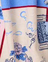 Load image into Gallery viewer, PJ Salvage Heritage Flannel Pyjamas Parisian Print
