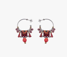 Load image into Gallery viewer, Ayala Bar Crimson Fire, Homa Earrings
