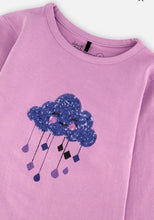 Load image into Gallery viewer, Deux Par Deux Sequin Cloud Tee
