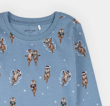 Load image into Gallery viewer, Petit Lem Otterly Festive Pyjamas
