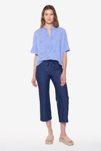 Load image into Gallery viewer, Beddome Stretch Denim Wide Leg Crop Pant Indigo
