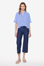 Load image into Gallery viewer, Beddome Stretch Denim Wide Leg Crop Pant Indigo
