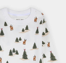 Load image into Gallery viewer, Petit Lem Winter Wonderland Print Thermal Pyjamas
