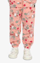 Load image into Gallery viewer, Deux Par Deux Jogger Cats and Flowers
