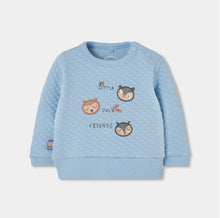 Load image into Gallery viewer, Boboli Little Owls Friends Quilted Top and Pant

