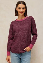 Load image into Gallery viewer, White Stuff UK Talia Nep Sweater Plum Multi
