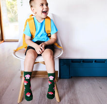 Load image into Gallery viewer, Mellow Mushrooms Kids Crew Socks
