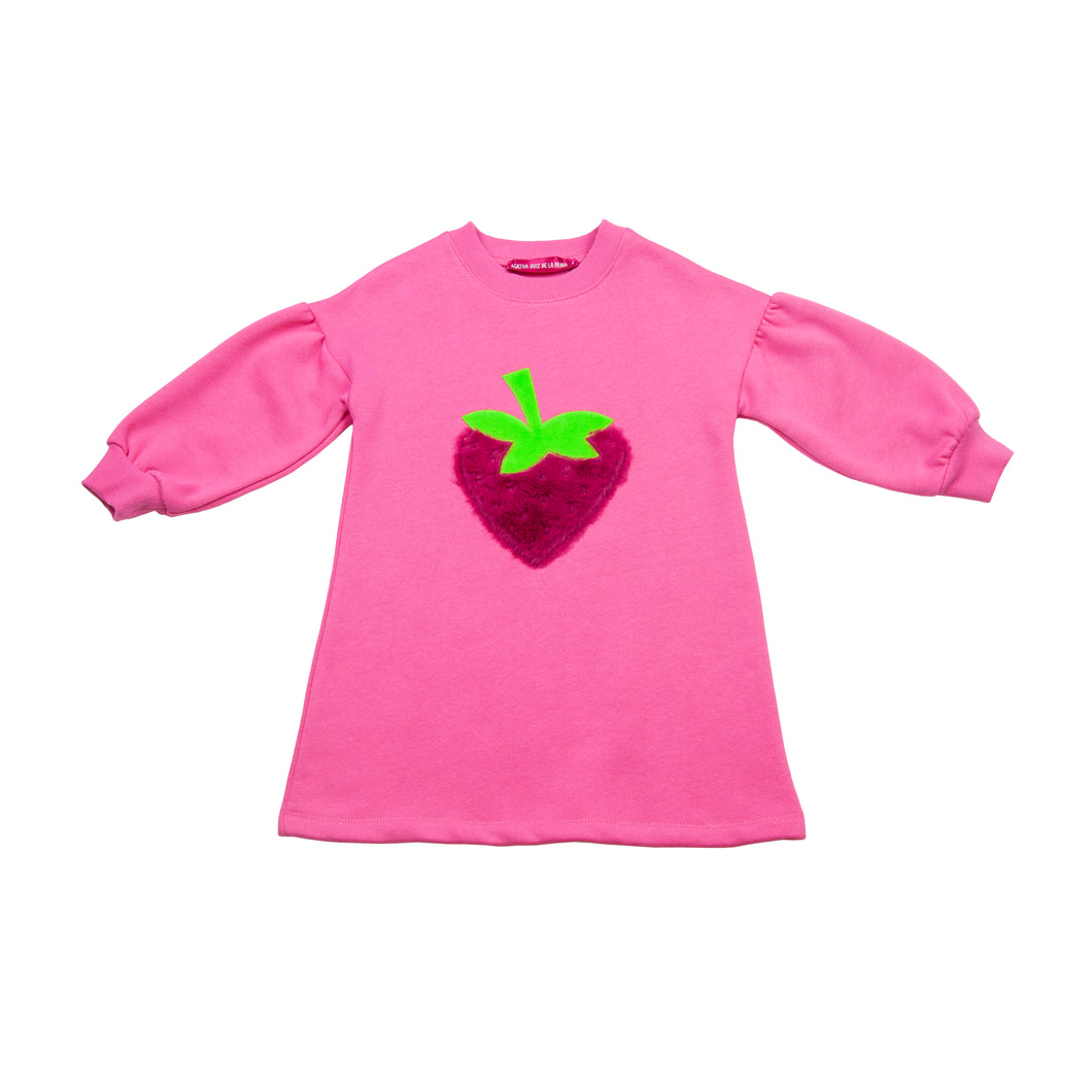 Agatha Ruiz De La Prada Strawberry Fleece Dress