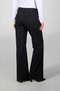 Beddome Pinstripe Wide Leg Jean Pinstripe