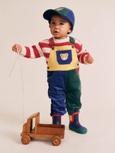 Load image into Gallery viewer, Huxbaby Colour Block Cord Overalls Brights
