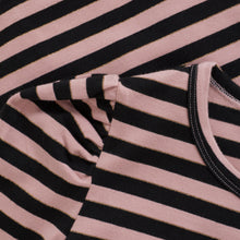 Load image into Gallery viewer, Creamie Pink Glitter Stripe Tee
