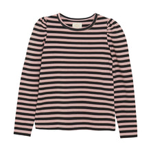 Load image into Gallery viewer, Creamie Pink Glitter Stripe Tee
