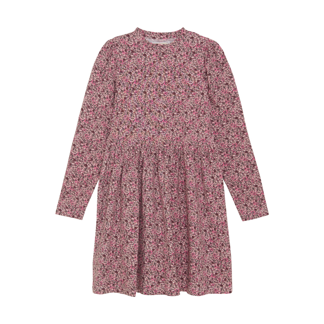 Creamie Floral Print Modal Dress