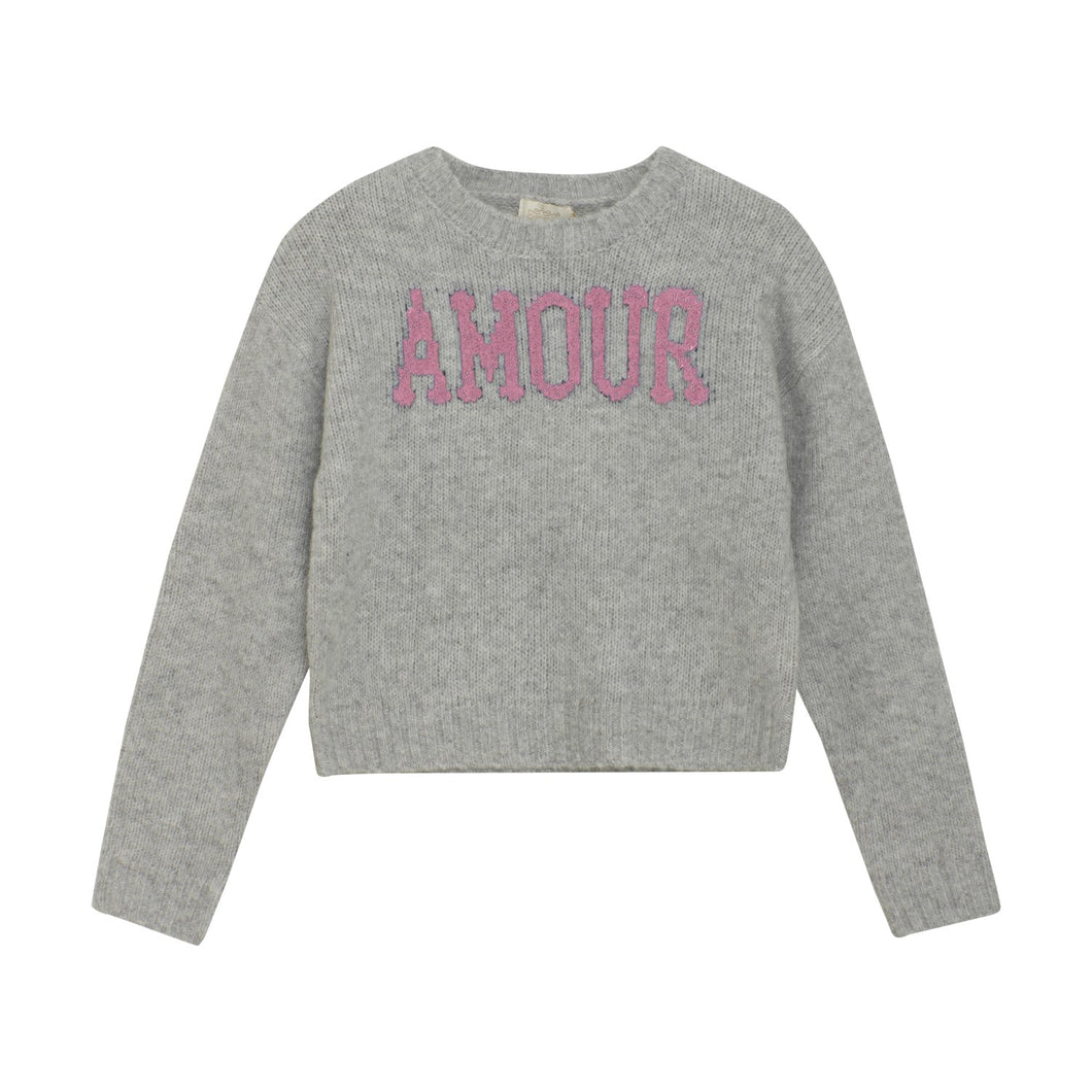 Creamie Pullover Knit Wild Rose