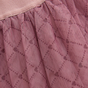 Creamie Mesh Skirt Wood Rose