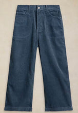 Load image into Gallery viewer, White Stuff UK Tia Cord Wide Leg Crop Pant Dusty Blue
