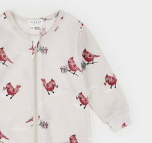 Load image into Gallery viewer, Petit Lem Cardinal Print LunaKnit Sleeper
