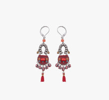 Load image into Gallery viewer, Ayala Bar Crimson Fire, Nar Earrings
