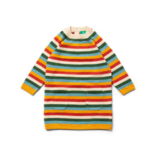Load image into Gallery viewer, Little Green Radicals Rainbow Sweater Dress

