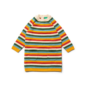 Little Green Radicals Rainbow Sweater Dress