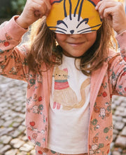 Load image into Gallery viewer, Deux Par Deux Cute Cat Tee Off White
