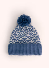 Load image into Gallery viewer, Powder UK Agatha Pompom Hat Denim Mix
