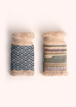 Load image into Gallery viewer, Powder UK Agatha Wrist Warmers Denim Mix
