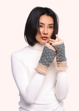 Load image into Gallery viewer, Powder UK Agatha Wrist Warmers Denim Mix
