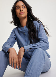 FIG Amaya Blouse Chambray