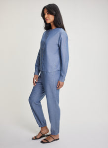 FIG Amaya Blouse Chambray