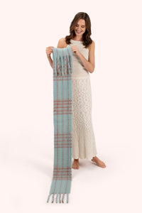 Powder UK Angelica Cozy Scarf Ice/Tangerine