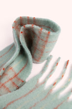 Load image into Gallery viewer, Powder UK Angelica Cozy Scarf Ice/Tangerine
