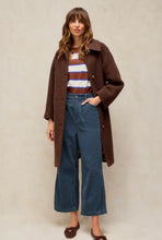 Load image into Gallery viewer, White Stuff UK Tia Cord Wide Leg Crop Pant Dusty Blue
