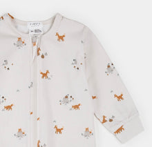 Load image into Gallery viewer, Petit Lem Fox Print LunaKnit Sleeper
