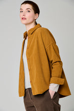 Load image into Gallery viewer, Mes Soeurs Et Moi Corduroy Shirt Jacket Tobacco
