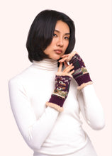 Load image into Gallery viewer, Powder UK Scandi Wrist Warmers Damson Mix
