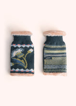 Load image into Gallery viewer, Powder UK Thistle Wrist Warmers Navy
