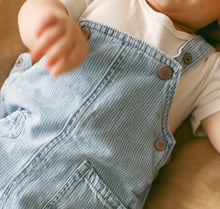 Load image into Gallery viewer, Souris Mini Railroad Denim Overall
