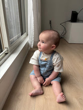 Load image into Gallery viewer, Souris Mini Denim Overall and Tee
